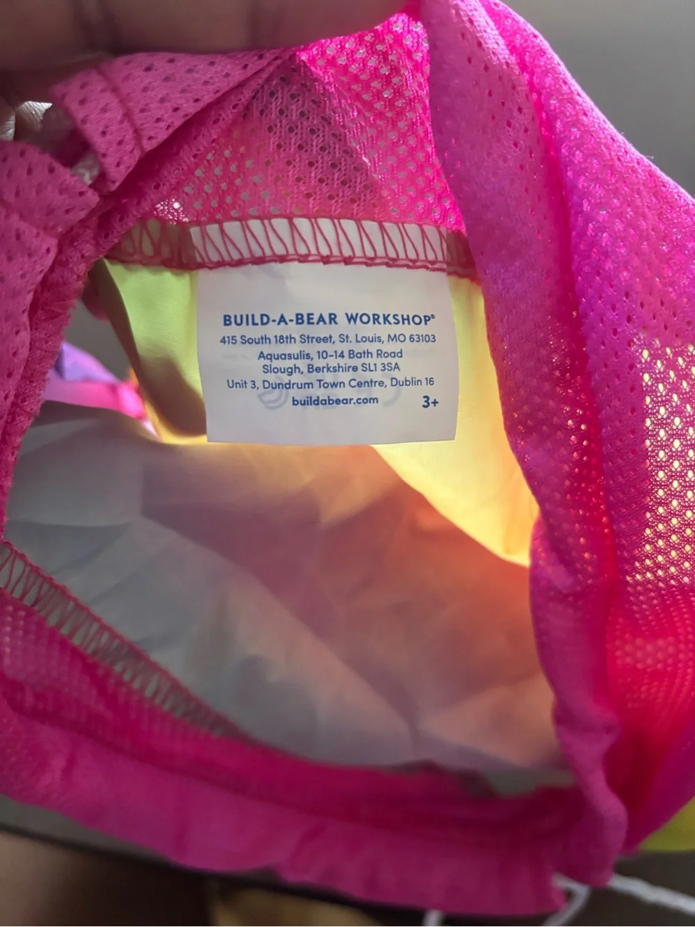 Build-A-Bear backpack ombre your